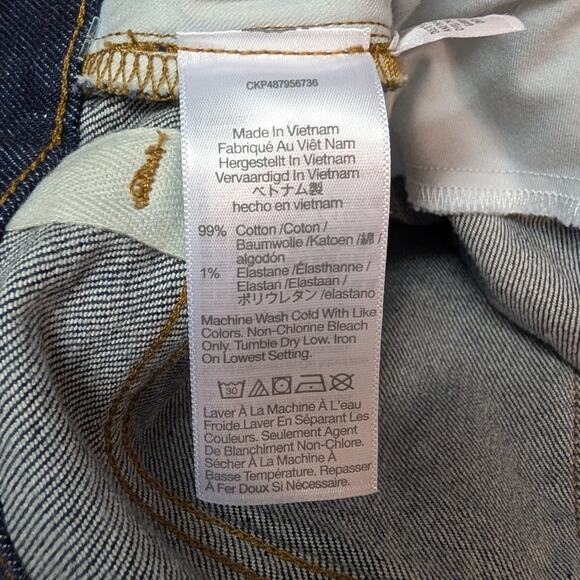 Madewell The 90s Straight Dark Denim Classic Traditional Timeless - Size 26 - Picture 10 of 12